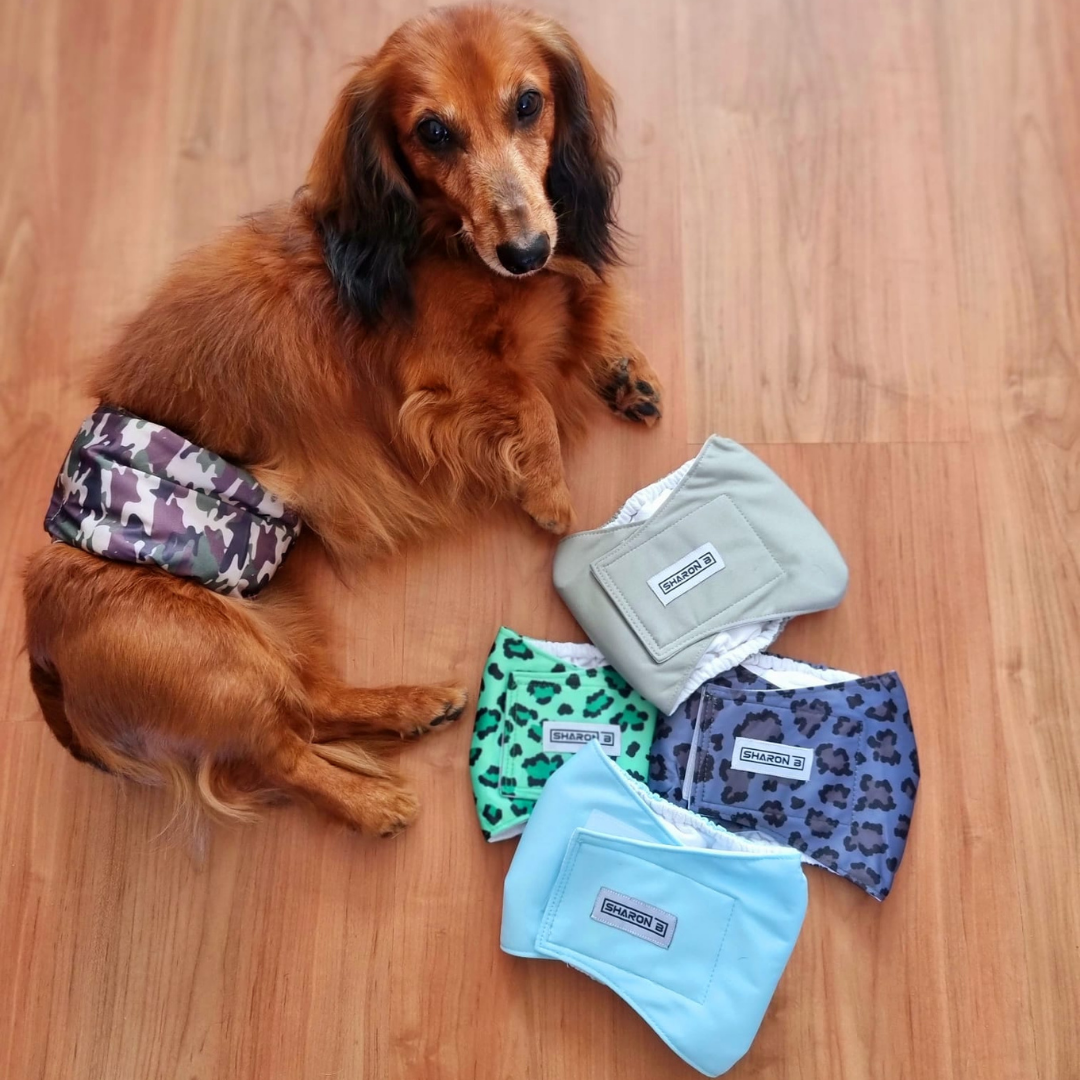 Hondenluier Camo groen