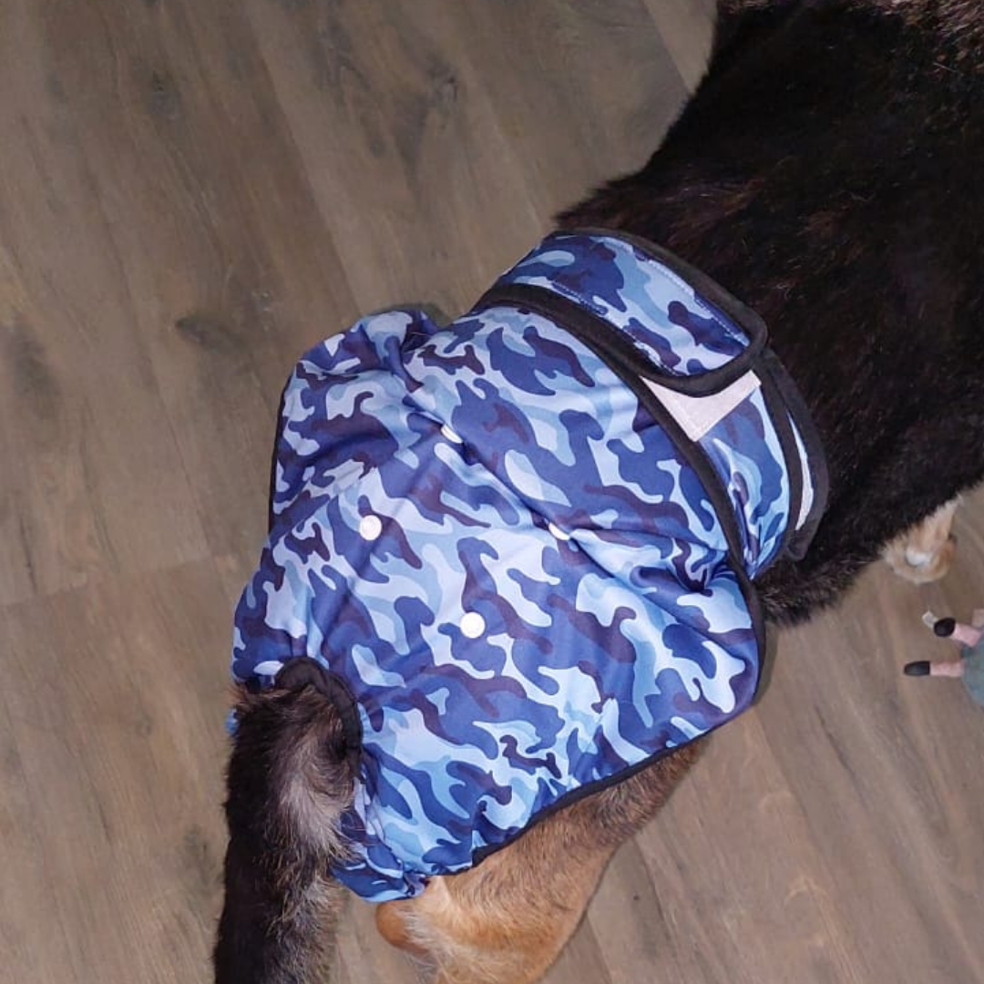 Camo blue heat pants