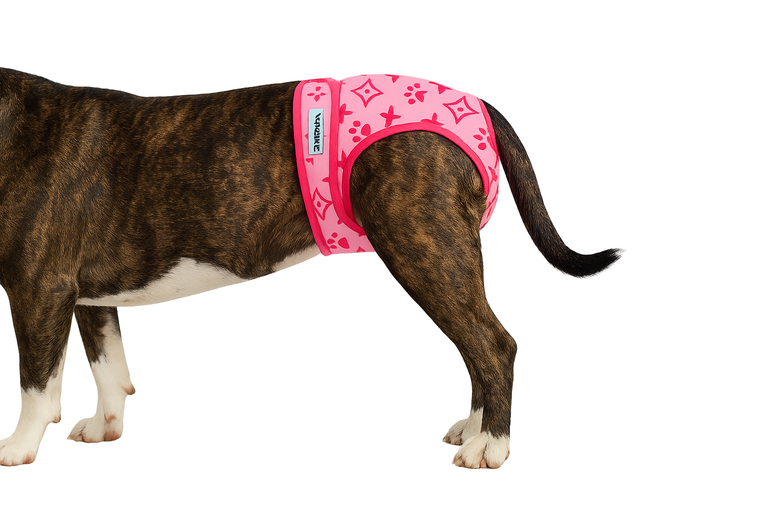 Loopsheidbroekje Monogram roze