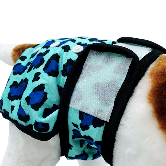 Loopsheidbroekje Leopard Blauw