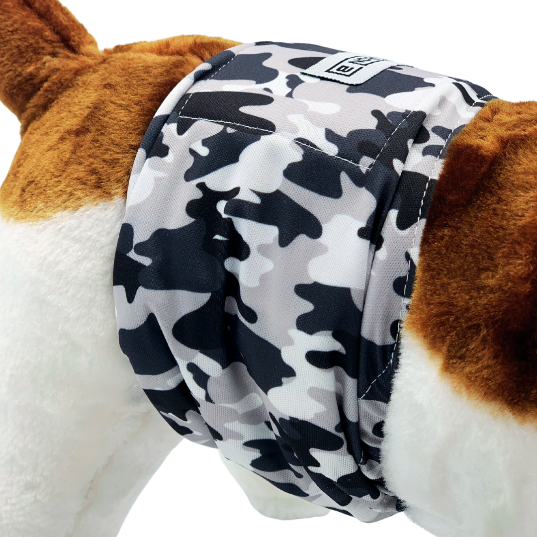 Hondenluier Camo grijs