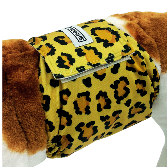 Dog diaper Leo brown