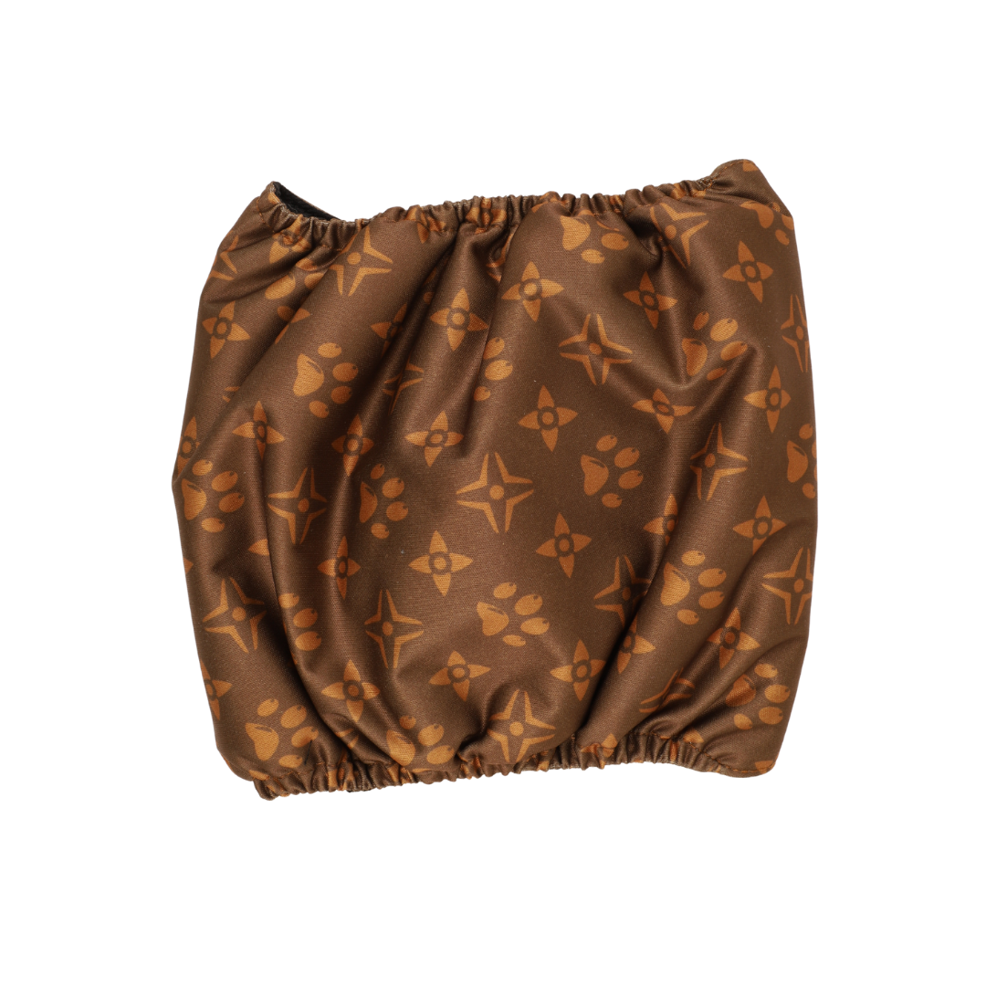 Dog diaper Monogram Brown