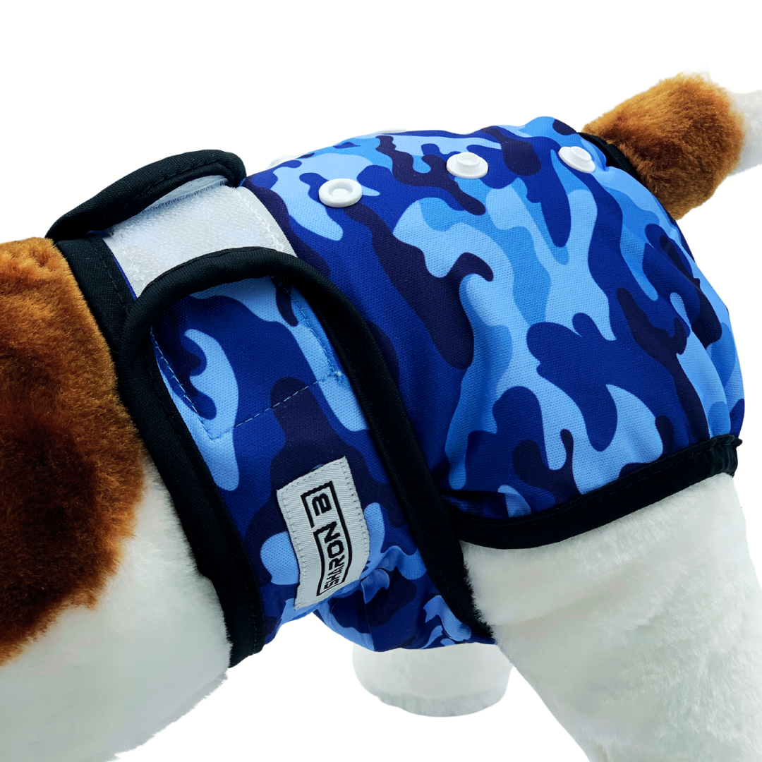 Camo blue heat pants