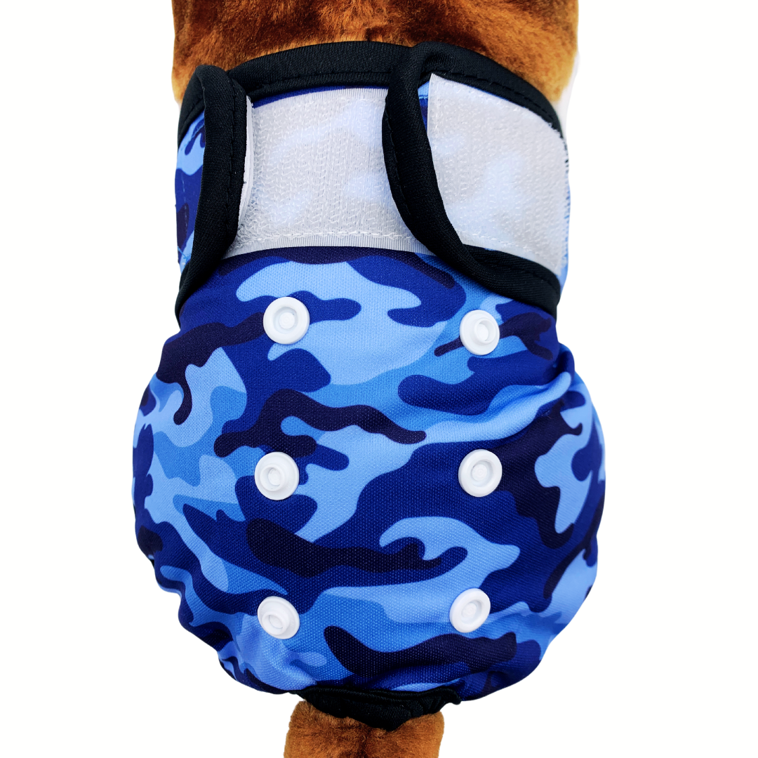 Camo blue heat pants