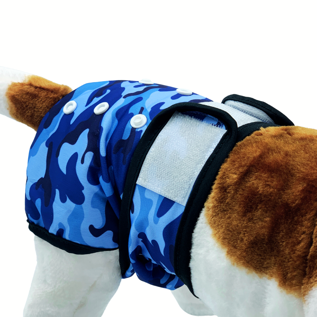 Camo blue heat pants