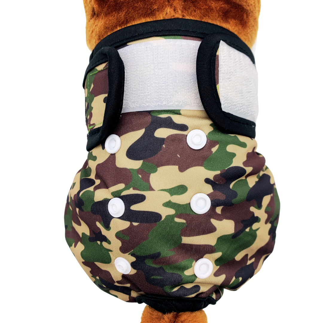 Heat pants camo green