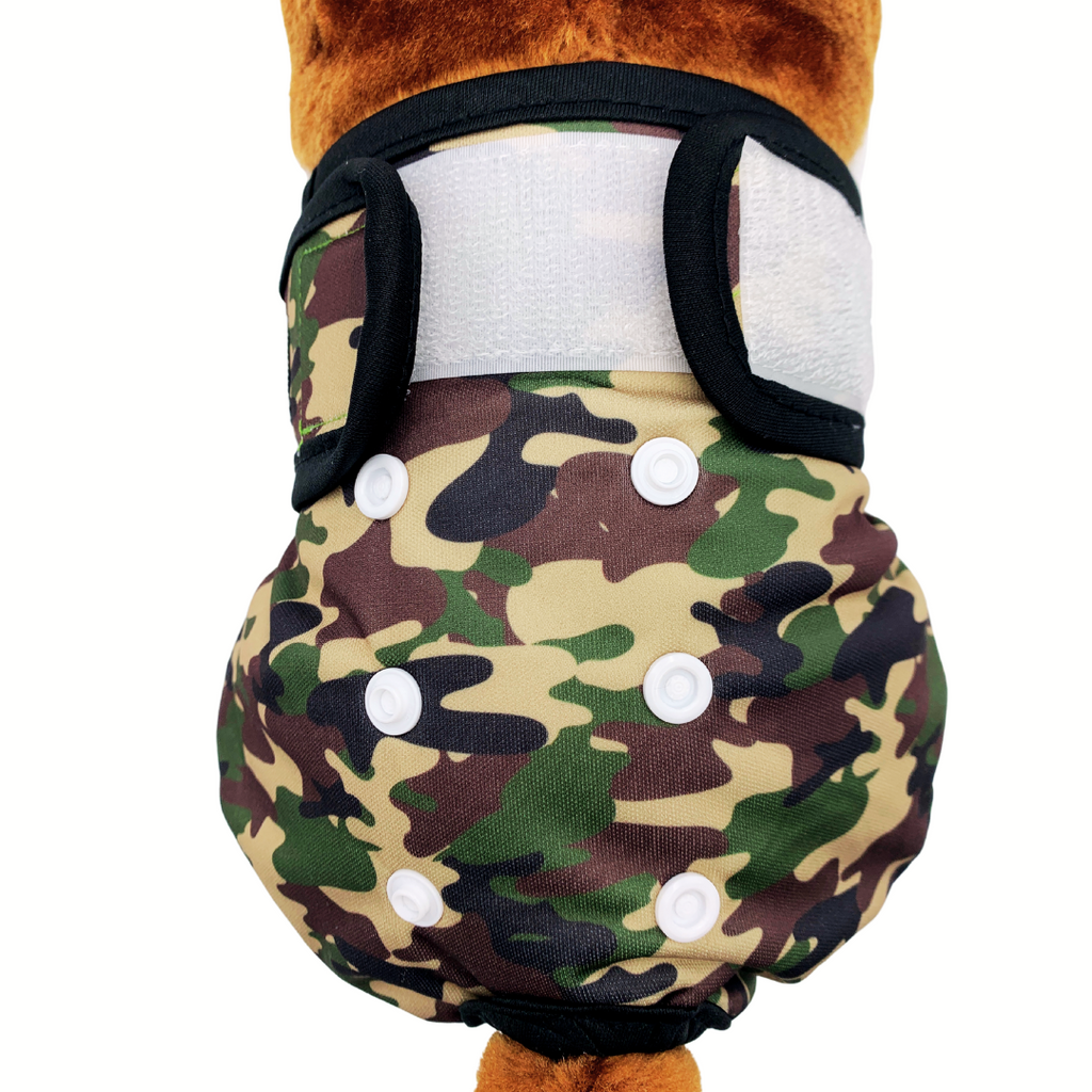 Loopsheidbroekje camo groen
