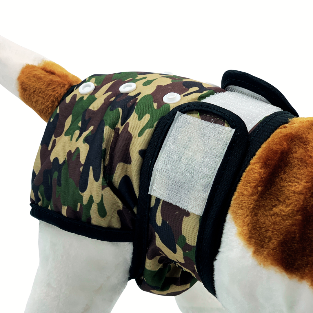 Heat pants camo green