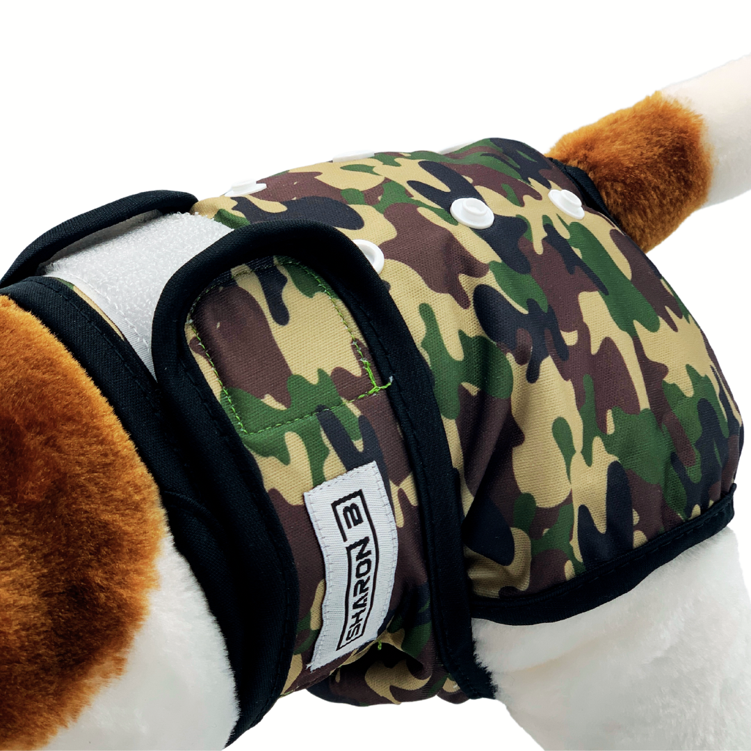 Heat pants camo green