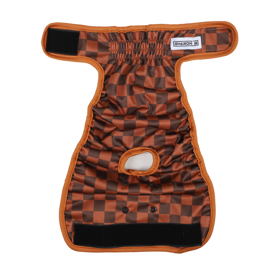 Heat pants Blokjes Brown