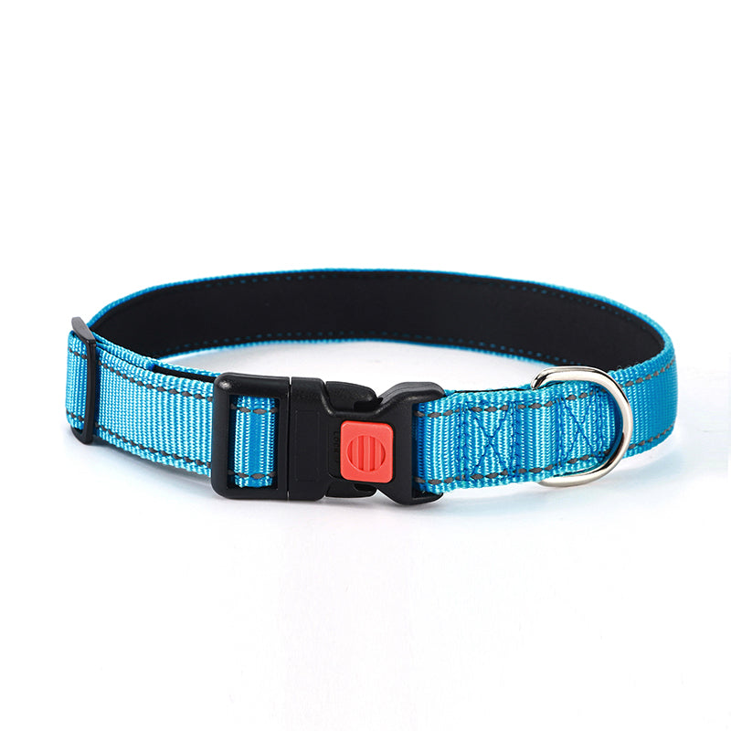 Halsband met veiligheidssluiting - Licht blauw - sharonbdesignnl